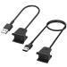 Kissmart Charger for Fitbit Alta HR Replacement Charging Cable Clip Cord for Fitbit Alta HR (2-Pack 1.8ft & 3.3ft)