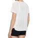 THE GYM PEOPLE Women's Short Sleeve Workout Shirts Breathable Yoga T-Shirts with Side Slits Athletic Tee Tops White X-Large