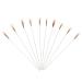 10Pcs Goose Feather Earpick Wax Remover Curette Adult Bamboo Handle Ear Dig Tools Spoon Cleaner Stick Health Care - (Color: CC)