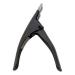 PSGS Acrylic UV False Fake Nails Tips Manicure Cutter Clipper Tool Stainless Steel (Color : Black)