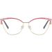 Shop Oversized Cat-Eye Blue Light Blocking Readers for Women | Anti-Eyestrain Flat Light Mirror +100 Pink - International Shipping Available - Buy Online on GoSupps.com