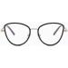 Parwana Oversized Cat Eyes Reading Glasses for Women - Anti Blue Light Anti Glare +350 Presbyopic Black - Buy Online on GoSupps.com