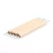 HDmirrorR Hrhyme 5Pcs 2 Way Dotting Pen Tool Nail Art Tip Dot Paint Manicure Kit - Wooden