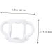 Toyvian 2pcs Bottle Handle Toys for Hands Free Bottle Drink Bottle with Handle Bottle Holder Grip Bottles Catcher Feeding Bottle Travel Cup White - Buy Online on GoSupps.com