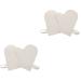 GLSTOY 4 Pcs Felt Sauna Gloves Grey Bath Towels Cleaning Scrubber Body Scrub Mitt Felt Kits Dead Skin Removers Glove Shower Towel Suite White Five Fingers White Felt Body Scrubbing Glove