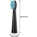 5 Pack Compatible Electric Toothbrush Replacement Heads for FW-507/508/515/551/917/959/D1/D3/D7/D8 - Black - Buy Online on GoSupps.com