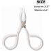 Professional Mini Tweezers for Precision Eyebrow Grooming | Travel-Friendly Beauty Tool for Facial Hair, Ingrown Hair, Blackheads | Model 58FC - Buy Online on GoSupps.com