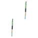 FOMIYES 2pcs Eyelashes Brush Lip Gross Brush Cosmetic Brush Concealer Brush Lip Brush Eyeshadow Brush Makeup 16*0.8cmx2pcs Colorfulx2pcs