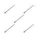 5 set Eyelash Eyebrow Brush Fan Shape Cosmetic Applicator for Natural Lashes 5 set (Black)