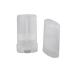 15 ml transparent empty plastic oval deodorant container lip gloss balm tubes for homemade lip balm lipstick chalk chapstick ampoule holder for 10 pieces (transparent)
