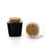 Porcelain Dappen Dish with Wooden Cap - Nail Art Acrylic Liquid Powder Holder - Buy Online on GoSupps.com