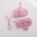Kids Plain Winter Mittens | Thick Fleece Padded Super Warm Ski Gloves with Anti-Lost String | For Boys & Girls 3-8 Years Old (Pure Pink) - Buy Online on GoSupps.com
