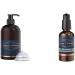 King C. Gillette Nettoyant Pour La Barbe Et Le Visage 350 ml L Eau De Coco L Huile D Argan + S rum ppaissisant Barbe 50 ml Formul Base De Complexe De Vitamine B Et De Caf ine 350.00 ml (Lot de 1) Nettoyant + S rum paississant Barbe