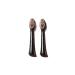 SmartClean Replacement Brush Heads - Compatible with Brio SmartClean Medium Size Gentle Bristles Pack of 2 Black Smartclean Black Replacement Heads 1 Count (Pack of 2)
