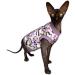 Kotomoda Cat's T-shirt Lilac sculls for Sphynx and naked cats (Small) - Buy Online on GoSupps.com