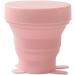 Collapsible Silicone Cup - Travel & Menstrual Use - Pink Foldable Diva Cup Storage - Buy Online on GoSupps.com