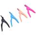 RIYAN Professional Nail Scissors U-Shaped Trimming Knife Nail Scissors Toe Nail File Foot Care Pedicure (Rose Red) - Buy Online on GoSupps.com