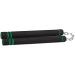 TOPOINT Safe Foam Training Nunchucks with Steel Chain for Kids & Beginners - Green & Black - Buy Online on GoSupps.com