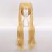 Buy 100Cm Kaho Hinata Blonde Cosplay Wig - Long Wavy Ponytails - Heat-Resistant Fiber Wigs with Cap for Women - Buy Online on GoSupps.com