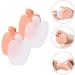 LIXBD 4 Pairs Silicone Forefoot Metatarsal Pads - Cushions for Neuroma Relief (White & Skin Color) - Comfortable Foot Support for All-Day Use - Buy Online on GoSupps.com
