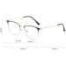 Anti-Glare Blue Light Blocking Reading Glasses +2.50 for Men and Women - Sturdy Flat Light Mirror Design - Buy Online on GoSupps.com