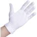 ANSMIO 7 Pairs Premium White Cotton Gloves for Dry Hands, Eczema, Moisturizing - Size M (7 Pairs) - Medium - Pack of 7 - Buy Online on GoSupps.com