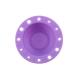 minkissy 1pc Makeup Brush Scrubber Makeup Brush Cleaning Pad Cleaner Brush Pad Cosmetic Brush Cleaner Silicone Brush Cleaner Makeup Cleaner for Makeup Brush Cup Tool Purple Make up medium Purple
