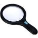 Magnifying Glasses Vision aids Handheld Magnifier Extra Large 5.5" Magnifying Glass with Bright 10 LED Lights 2X Lens 5X Zoom Reading Handheld Glass Stationery Office Supplies 1PCS Journey