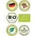MycoVital Bio Auricularia Mushroom Powder Capsules - 93 Vegan Capsules (500mg) | 100% Pure German Cultivation - Buy Online on GoSupps.com