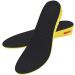 Kalevel 2 Layer Height Increase Insoles 2 Inch - Men Black, Size 7-10 | Shoe Lifts Insert for Taller Height Elevation and Comfort - Buy Online on GoSupps.com