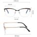 Shop Stylish Oversized Blue Light Blocking Reading Glasses - Fatigue Relief Cat-Eye Design +300 Black for Computer Use - Buy Online on GoSupps.com