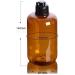 Vasana 300ml Refillable Plastic Bottles with Black Hinged Lid - Set of 3 for Makeup Shampoo Lotion & More | Ideal Travel Containers - International Shipping Available - Buy Online on GoSupps.com