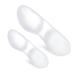 Grips Heel Cushion Inserts GEL Anti-wear Foot Heel Protectors Women Comfort Stand for Spurs and Heel Blister Prevention(Large) Clear