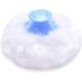 Portable Baby Puff Box Soft Face Body Cosmetic Puff Box Round Baby Sponge Container Blue The baby on the body of the box/80 - Buy Online on GoSupps.com