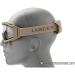 Lancer Tactical Rage Protective Tan Airsoft Goggles - Clear Lens | Shop Now - Buy Online on GoSupps.com