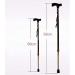 SilteD Canes Walking Stick Practical Telescopic Adjustable Walking Stick Aluminum Alloy Canes Light Crutchs Non-Slip Walking Multifunctional Walker Brown 68-92Cm Mountaineer  - Buy Online on GoSupps.com