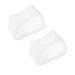 Insoles for Plantar Pull Boxes Height Increase Insoles Mop Holder Rack Heel Lift Inserts Foot Protectors for Feet Heel Pads Breathable Socks Half Heighten White Socket White Size 3