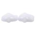 Rexcp Gel Toe Separators for Overlapping Toes Bunions Big Toe Alignment Corrector and Spacer - 2 Pack (White)