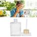 Ymiko Gold Perfume Bottles - 5Pcs Refillable Transparent Glass Essential Oil Travel Bottles - Buy Online on GoSupps.com