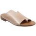 Creev slippers for women summer oversize vacation flat open toe area ankle beach shoes fish mouth Roman shoes sandals (beige 37 EU) beige 40 EU