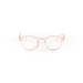 Popme Unisex Pink Pearl Reading Glasses with Blue Lenses for Presbyopia Blue Light Filter 2.5 Diopters One Size