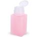 Nail Polish Remover Pump Dispenser 250ml Push Down Pump Dispenser Bottle Empty Bottle Nail Polish Remover Liquid Container for Makeup Remover Nail Art(Square pink) - Buy Online on GoSupps.com