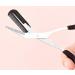 Professional Precision Eyebrow Scissors Comb Eyebrow Trimmer Scissors Cutter Shaper with Non Slip Finger Grips Beauty Tool for Women and Men (Black) - Buy Online on GoSupps.com