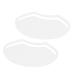 100pcs Salon Eyeprotector Face Mask Hair Mask Hair Gel Visor Eyelash Tool Salon Eye Protector Tools Salon Baffle Salon Hair Cover Hair Face Cover Goggles Child Make up
