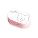 Contact lens container container holder portable mini storage set for travel and at home with case tweezers tweezers staff good trip (white) white pretty