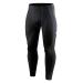 BALEAF Men's Yoga Leggings Running Tights with Pockets Athletic Sports Compression Pants for Workout Dance Cycling C- Black/ Blue Small