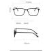Clear Vision Reading Glasses - Blue Light Blocking Vintage Eyeglasses for Men & Women | +100 Sand-Black - Buy Online on GoSupps.com