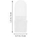 Housoutil 30pcs Nail Case Nail Tool Nail Varnish Tip Nail Tip Protector Polish Varnish Protector Nail Art Tools Nail Polish Protections Skin Care Tools White Plastic Manicure Protective Case 4x2cm White - Buy Online on GoSupps.com