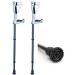 PSMPENG Forearm Crutches Adjustable Forearm Crutches (1 Pair) - Lightweight Cuff Crutch - Comfortable Adjustable Wrist Handle for Men/Women with Comfortable Grip red Lightweight Arm Crutch (Color : White