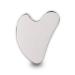 Stainless Steel Gua Sha Tool, Gua Sha Facial Tools Stainless Steel for Body Face Neck and Eyes, Durable Heart Massage Guasha Beauty Tool, Metal Gua Sha Skin Care Gift for Woman